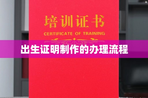火炬出生证明制作的办理流程